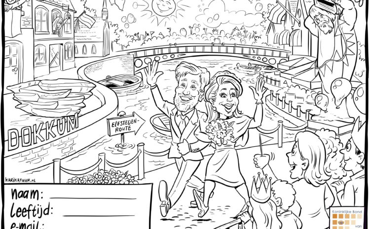  Kleurwedstrijd Koningsdag